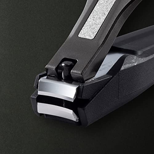 Kai AUGER Tsumekiri M Standard AUGER Nail Clippers M Stainless Steel Men's Hands and Feet, 1ËÁ (x 1), Black