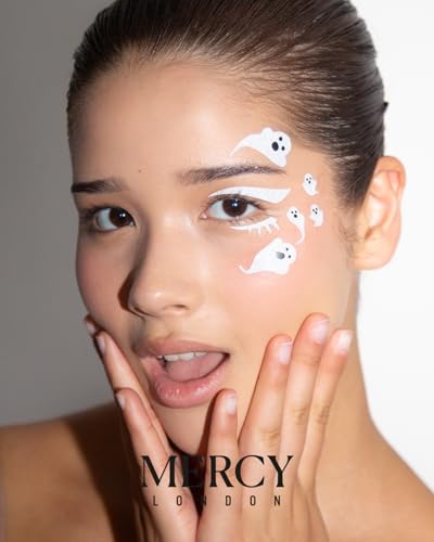 Ghost Face Stickers Halloween Gems - Mercy London