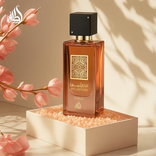 Lattafa Ana Abiyedh Coral Unisex Eau de Parfum, 2.0 oz