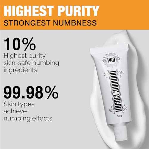 Numbing Cream Max Strength Deep Numbing Cream with Menthol, Emu Oil and Arnica (1 Pcs(1x30g))