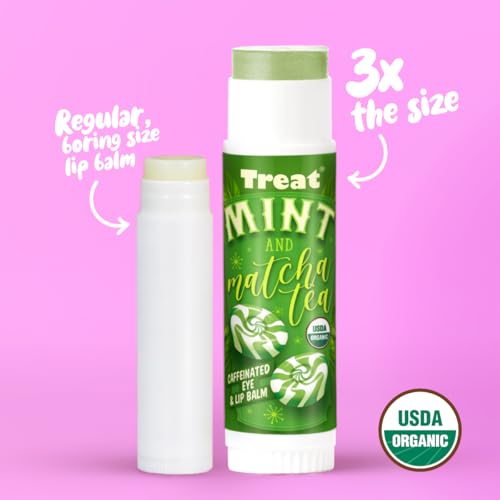 TREAT? Jumbo Organic & Cruelty Free .50 OZ (Mint & Matcha Tea Caffeinated)