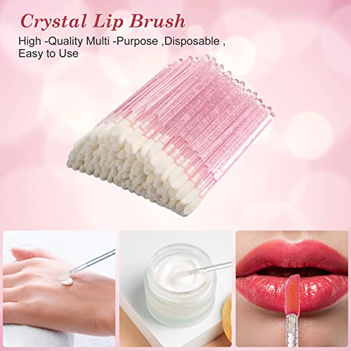 500 Pc Disposable Lip Gloss Applicator Wands - Pink