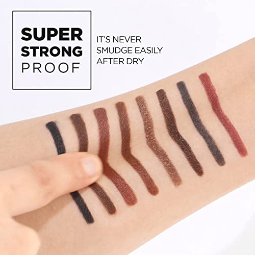 THESAEM Eco Soul Powerproof Eyeliner - Smudge-Proof Gel, Choco Brown