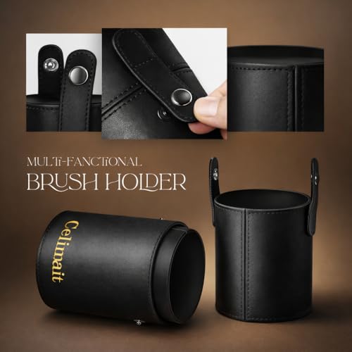 12-Piece Makeup Brush Set with Storage Case | Synthetic Bristles