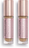 Revolution Conceal & Define Concealer C11 Medium Tan 2pk