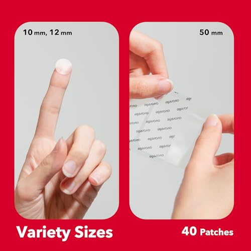 AVARELLE Pimple Patches Hydrocolloid Acne Patches, Acne Spot Treatment for Blemishes and Zit with Tea Tree Oil, Calendula Oil and Cica Oil for Face, Vegan, Cruelty F(8 XL + Variety + 80 CT)