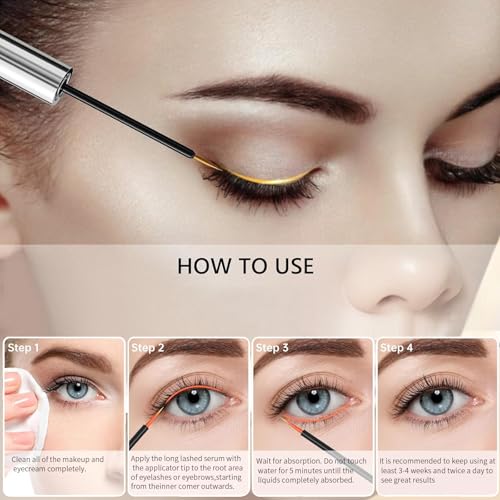 WONERBE Lash Growth Serum - 8ML Eyelash & Eyebrow Enhancer
