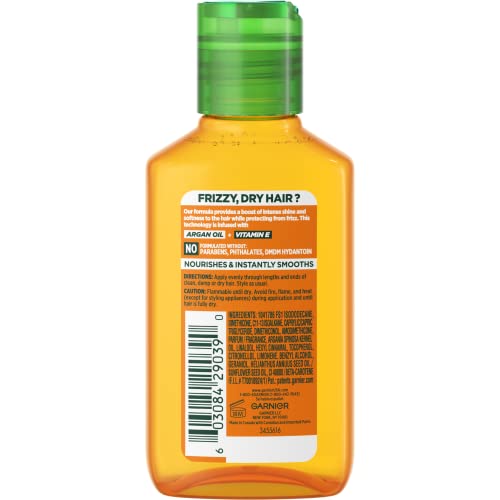 Garnier Fructis Sleek & Shine Moroccan Argan Oil - Frizz Control, 3.75 Fl Oz