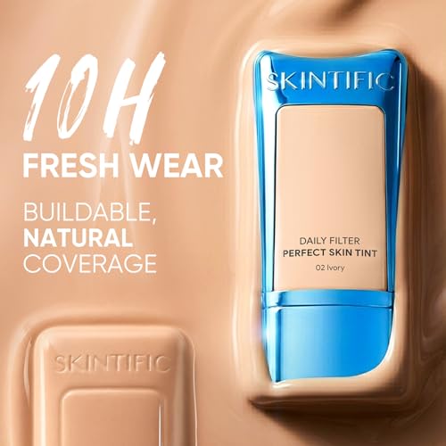 SKINTIFIC Daily Filter Skin Tint Foundation with Squalane