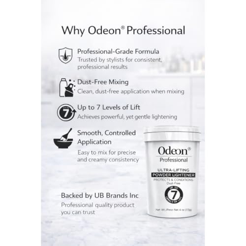 Odeon Professional Ultra-Lifting Hair Bleach Powder 4oz