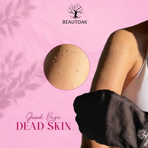 Beautoak Korean Exfoliating Mitt - Body Scrubber Glove