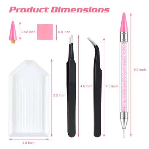 22Pcs Rhinestone Picker Tool Kit - Bedazzling Tools & Diamond Art