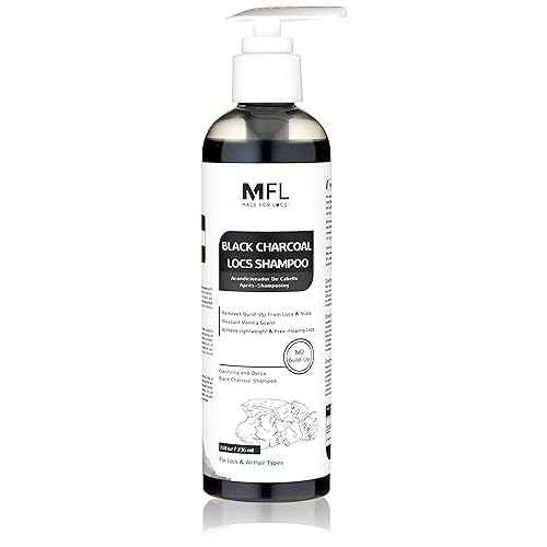 Made For Locs Black Charcoal Shampoo|Removes Locs Build-up | No Need To Dilute| 8 oz