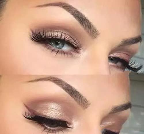 Gold Glitter Eyeshadow Palette, 6 Shimmer Colors - Waterproof