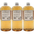 A LA MAISON Sweet Almond Natural Hand Wash Made with Essential Oils - Biodegradable, Plant-Based, Vegan, Cruelty-Free (33.8 Fl Oz Refill, 3 Pack)