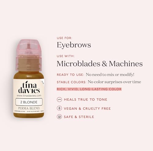 Tina Davies I Love Ink Blonde Eyebrow Pigment - 1/2oz