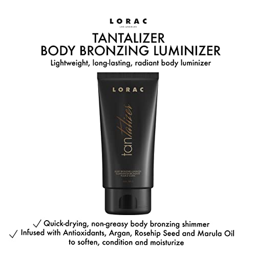 Lorac Tantalizer Body Bronzing Luminizer Travel Size Champagne Bronze