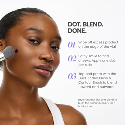Wonderskin Falling Liquid Blush Stain - All-Day, Transfer-Proof & Long-Lasting