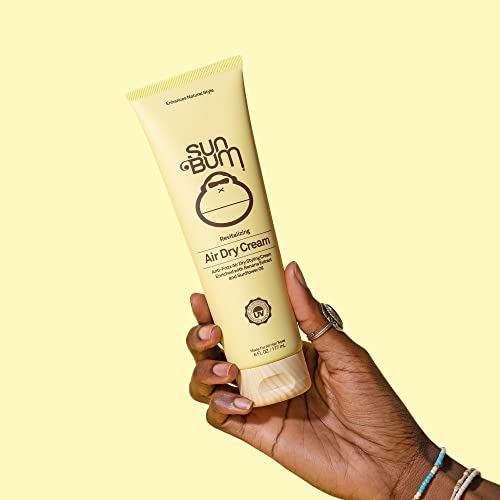 Sun Bum Sonny's Original Surf Paste & Revitalizing Air Dry Cream | Vegan and Cruelty Free Anti Frizz Styling Cream | 6 oz
