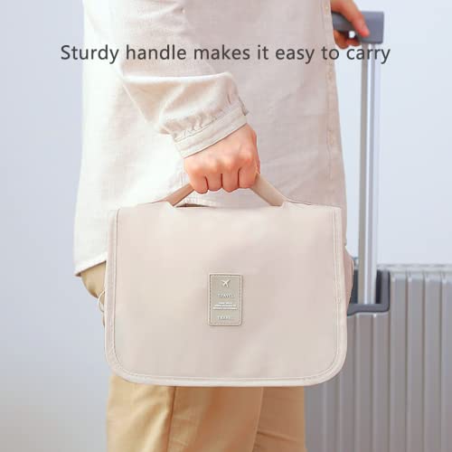 Hanging Travel Toiletry Bag for Women, Water-Resistant Makeup Organizer