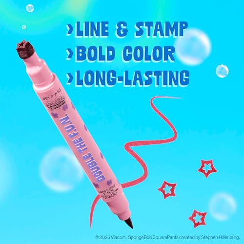 wet n wild SpongeBob Dual-End Liquid Eyeliner & Stamp