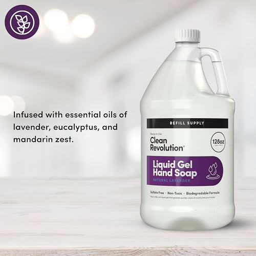 Clean Revolution Liquid Gel Hand Soap Refill 128 oz