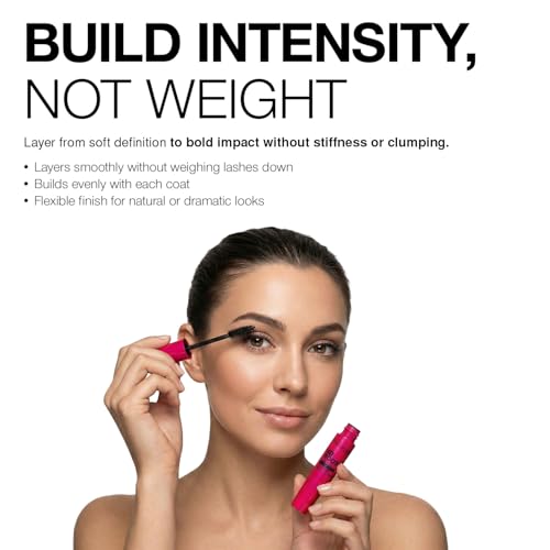 Palladio 4D Boost Volumizing Mascara - Black, Nourishing