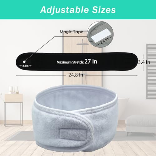 3-Pack Spa Headband for Washing Face & Makeup