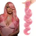 Pink Body Wave Human Hair Bundle 28 Inch 50g