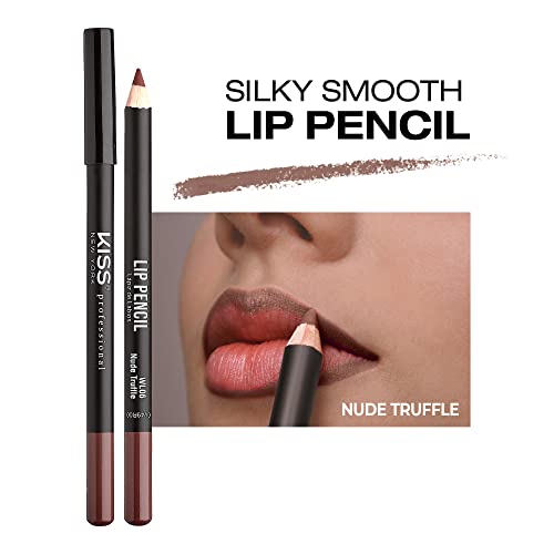 Kiss Slim Long-Wear Lip Liner Pencil, Matte Finish