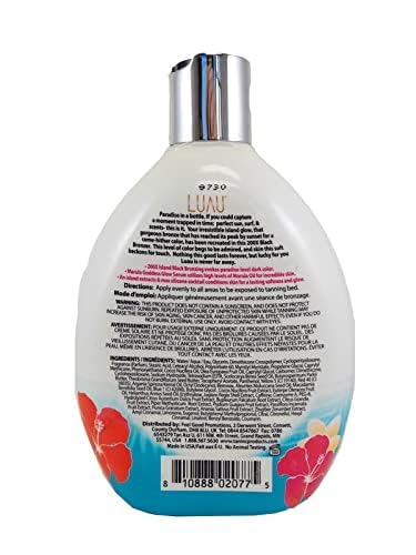 Tan Asz U Luau Advanced 200X Black Bronzer Tanning Lotion 13.5oz