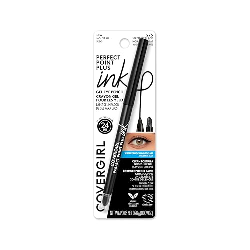 COVERGIRL Perfect Point Plus Ink Gel Eye Pencil, Jet Black