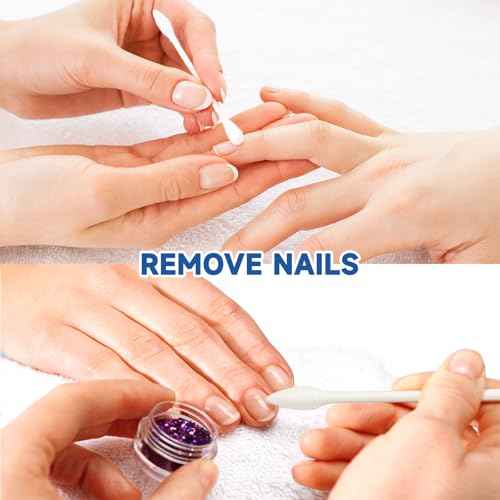 Pointed Tip Cotton Swabs, 800 Count Double Precision Tips Cotton Swabs Round Head Cotton Buds with Paper Stick, Cotton Buds for Makeup