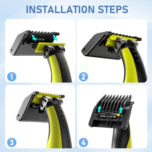 8-in-1 Adjustable Trimmer Guard Comb 1-8mm for Philips QP Series