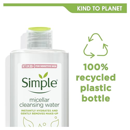 Simple Micellar Cleansing Water 6.7 oz - Gentle Makeup Remover