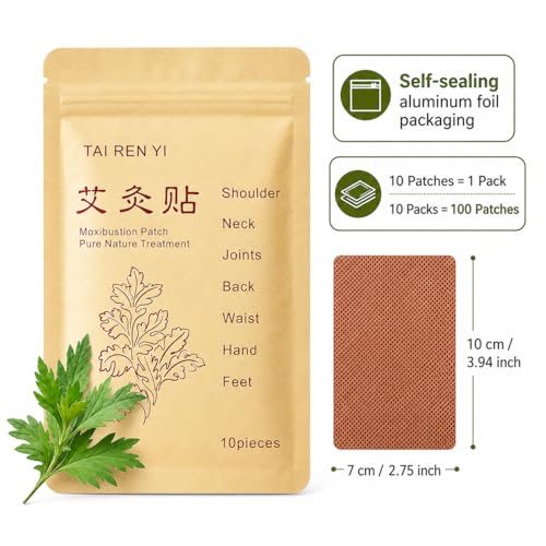 60pcs Moxibustion Heat Patches | 8-Hour Self-Heating Moxa Plaster
