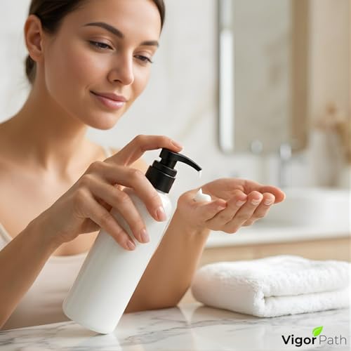 Shampoo Pump Dispenser for 1L Bottles - Leak Proof, 28/410 Neck
