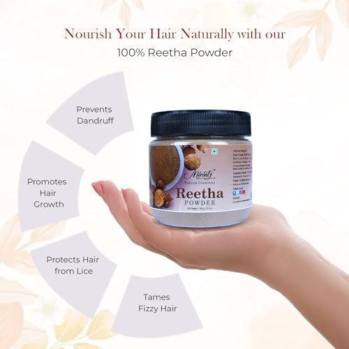 Pure Reetha Powder 100g | Natural Hair Care & Growth