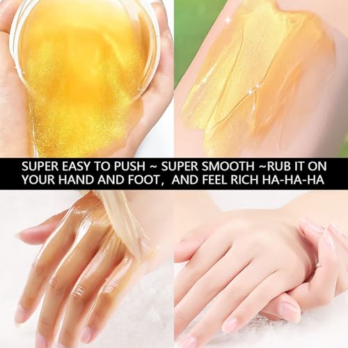 Vitamin C & Turmeric Hand Peel Mask - Hydrating Exfoliating Hand Wax