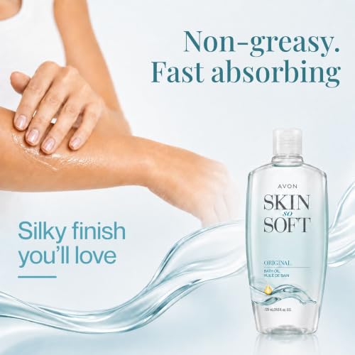 Moisturizing Body Oil with Jojoba - 24.6 oz Bath Oil for Dry Skin