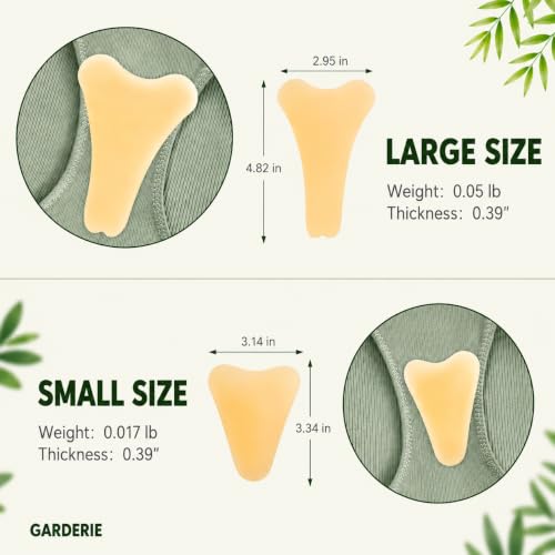 GARDERIE Waterproof Camel Toe Concealer Pads Pack of 8 Women’s Anti-Slip Underwear Inserts