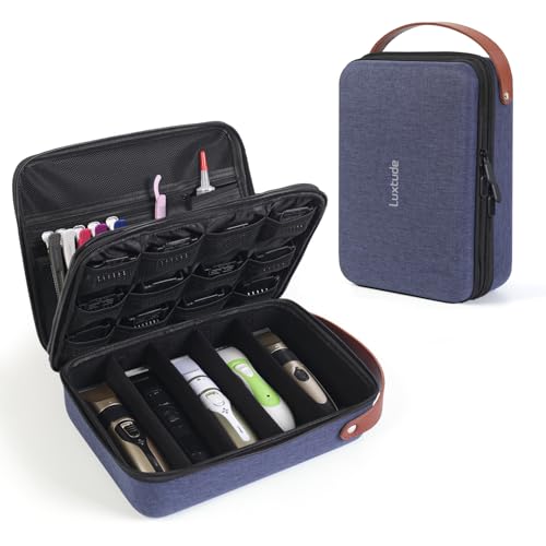 Luxtude Large Barber Case for Clippers & Grooming Supplies