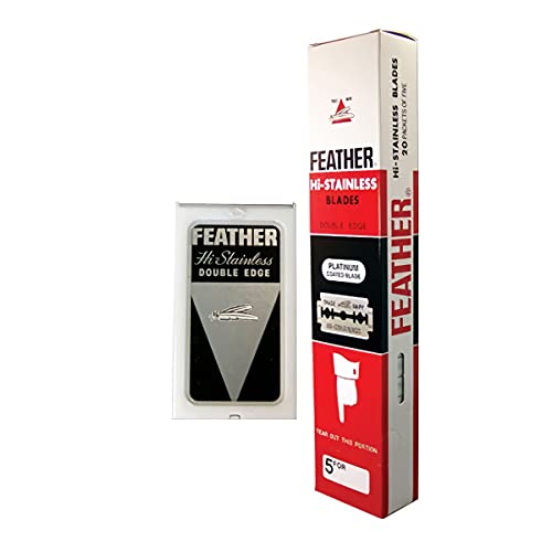 Feather Double Edge Safety Razor Blades 100 Count