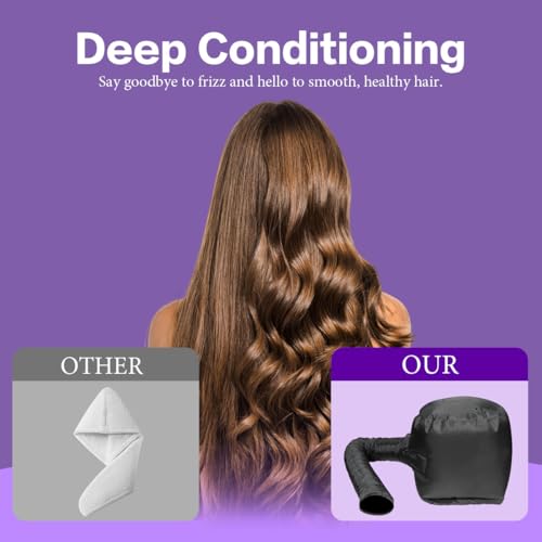 Hooded Hair Dryer Bonnet - Fast Drying & Heat Distribution