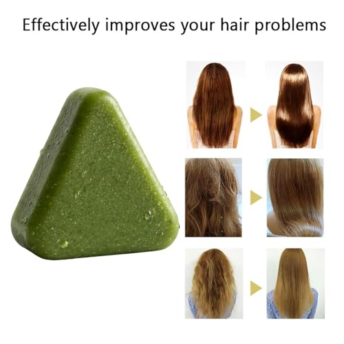 Natural Triangle Shampoo Bar for Strengthening Hair - 1pc