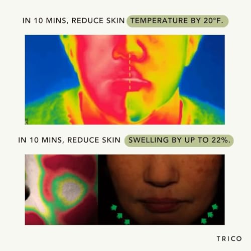 TRICO Green Tea Multi-Tasking Cooling Pad, 3-1 Korean Toner Pads with Depuffing, Cooling & Moisturizing Effects for All Skin Types - Green Tea Water from Jeju Island, Lemon & Honey Extract - 90 Pads