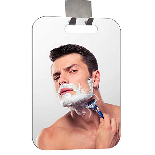 Large Fogless Shower Mirror 11x7.48 Anti-Fog Shaving