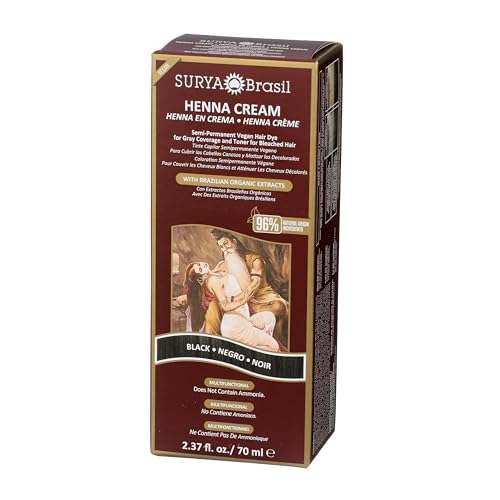 Surya Brasil Henna Cream Black Semi-Permanent Hair Color