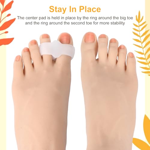 ElevateTech 12 Pack Silicone Bunion Toe Separators for Men & Women