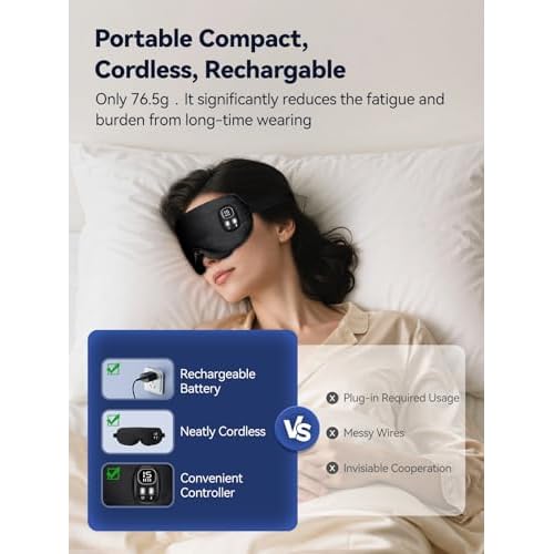 Heated Eye Mask for Dry Eyes - Warm Compress for MGD, Dry Eye Syndrome, Chalazion Blepharitis Stye Eye Treatment, Hot Heating pad for Relief, Silk Sleep Mask for Deep Relax